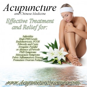Acupuncture is a form of holistic gynecology in Aventura Florida, treating oligomenorrhea