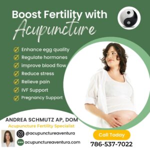 Acupuncture for Infertility Aventura Florida Andrea Schmutz acupuncture fertility specialist