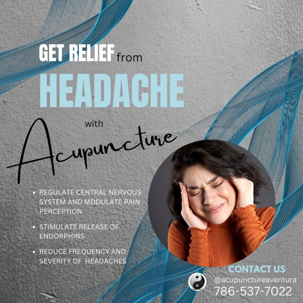 Acupuncture for Headache and Migraine, Aventura Fl