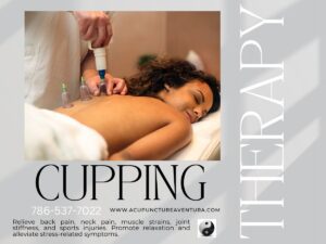 Cupping therapy for back pain neck and shoulder pain in Aventura Florida