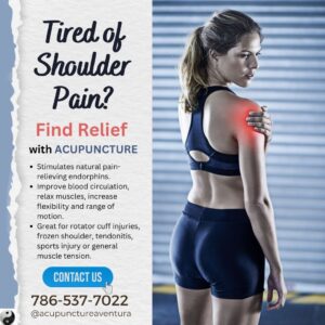 Acupuncture for Shoulder Pain in Aventura Florida