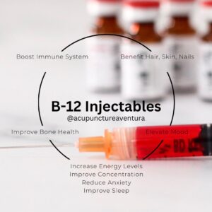 B-12 Injections at Acupuncture Aventura - Benefits mood, improves sleep, Boosts Immune System